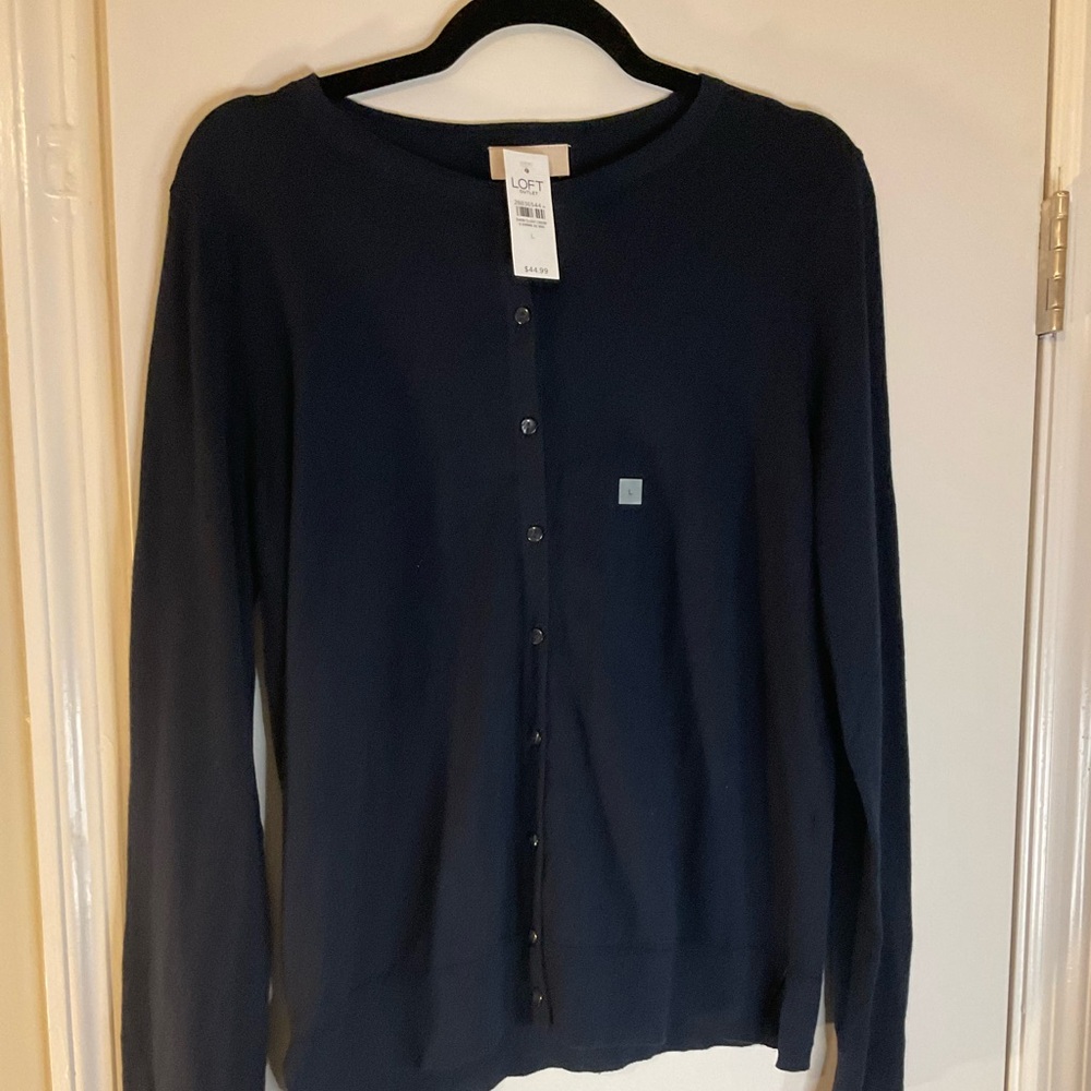 New Dark blue cardigan